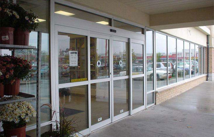 小型商场自动门应用案例